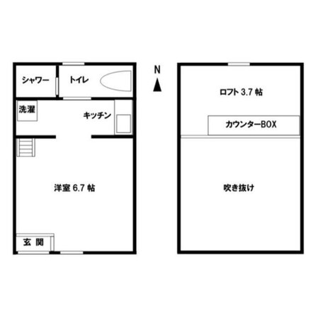 羽犬塚駅 徒歩51分 1階の物件間取画像